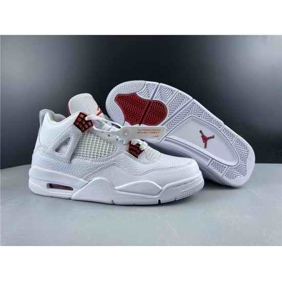 Nike Air Jordan 4 Retro Pure Money Red Men Shoes